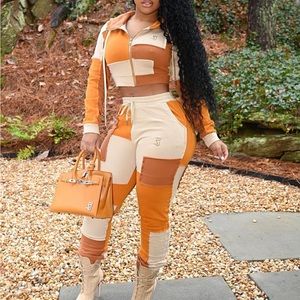 Shane Justin “patch me up” jogging suit Size Small